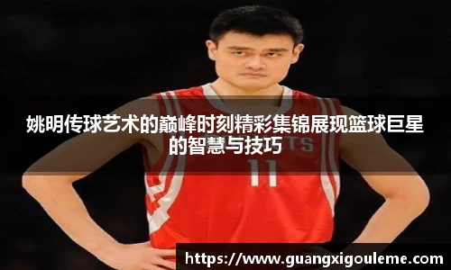 姚明传球艺术的巅峰时刻精彩集锦展现篮球巨星的智慧与技巧