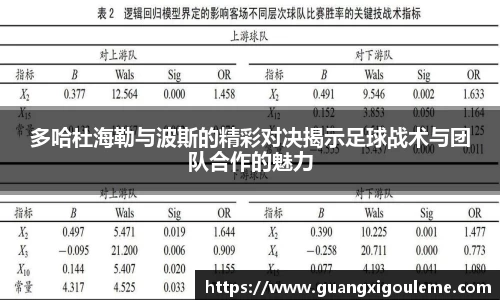 多哈杜海勒与波斯的精彩对决揭示足球战术与团队合作的魅力